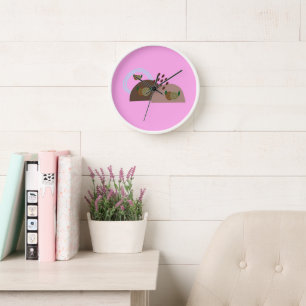 Contemporary Boho  Rustic     Clock