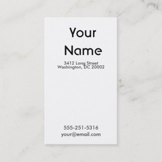 Contemporary Business Card