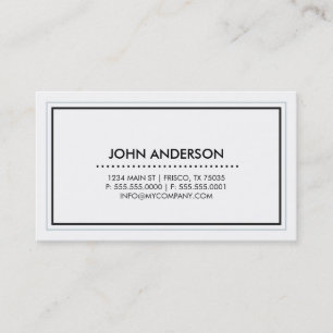Contemporary Business Card