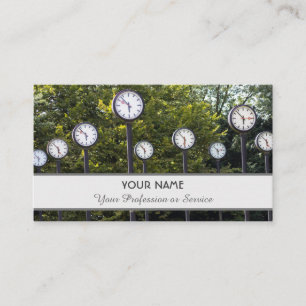 Contemporary business card name and profession