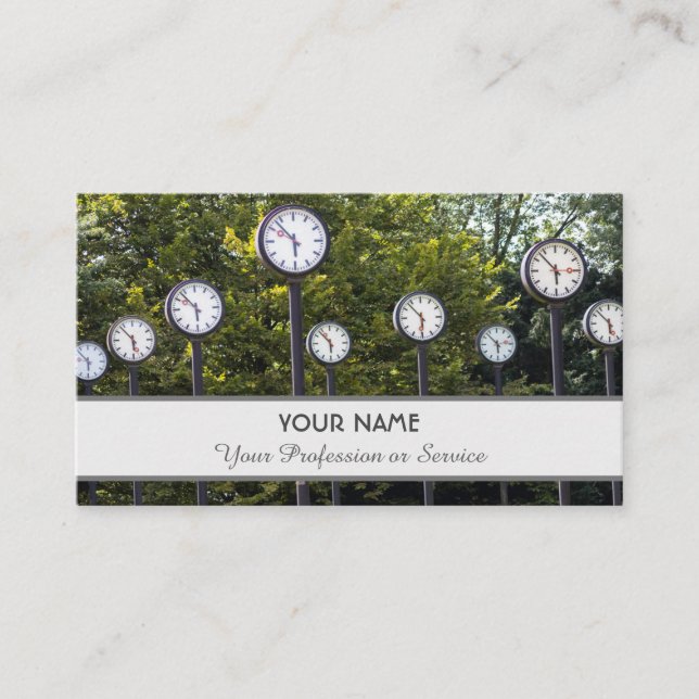 Contemporary business card name and profession (Front)