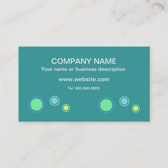 Contemporary Business Cards (Front)