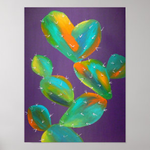 contemporary cactus art print