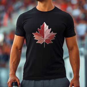 Contemporary Canadian Maple Leaf V2 ID1071 T-Shirt