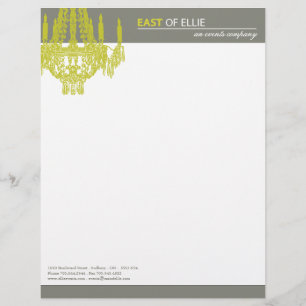 Contemporary Chandelier Letterhead