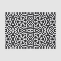 Contemporary Chic Black & White Geometric Pattern