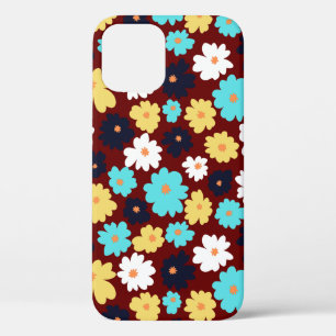 Contemporary Chic Floral iPhone 12 Case