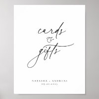 Contemporary Chic Minimalist Cards Gifts