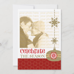 Contemporary Christmas 5 x 7 Photo Cards
