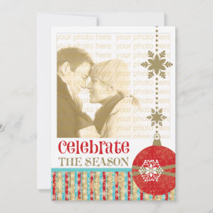 Contemporary Christmas 5 x 7 Photo Cards