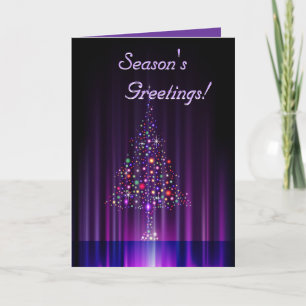 Contemporary Christmas Tree Holiday Card