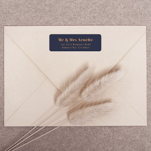 Contemporary Classic Return Address