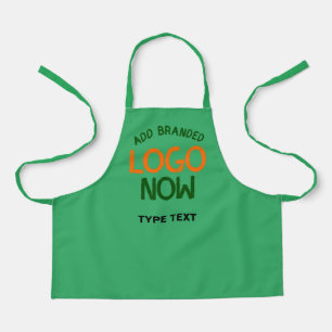 CONTEMPORARY CLEAN EMERALD GREEN FASHION CLIENT APRON