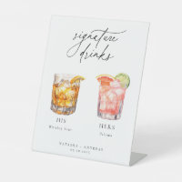 Contemporary Cocktails Signature Drinks