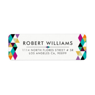 Contemporary Colorful Triangles