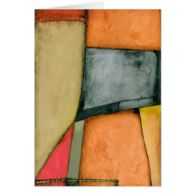 Contemporary Colourful Geometric Shapes (Front)