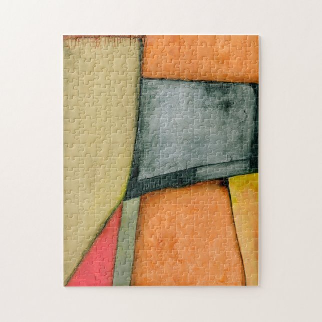 Contemporary Colourful Geometric Shapes Jigsaw Puzzle (Vertical)