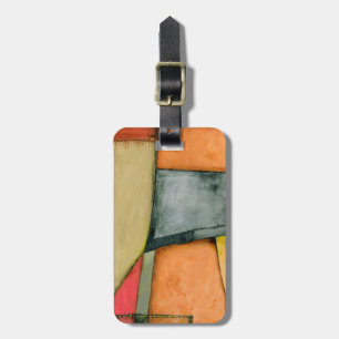 Contemporary Colourful Geometric Shapes Luggage Tag