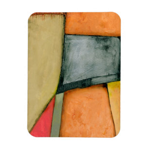Contemporary Colourful Geometric Shapes Magnet