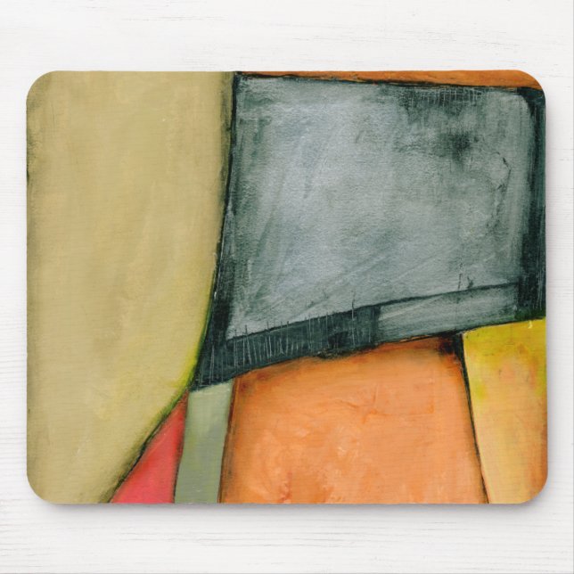 Contemporary Colourful Geometric Shapes Mouse Mat (Front)