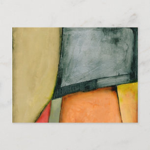 Contemporary Colourful Geometric Shapes Postcard