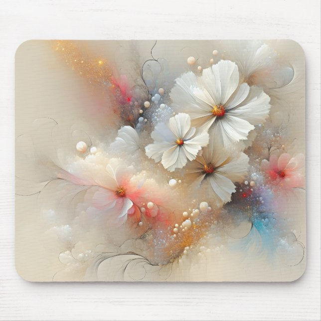 Contemporary Cosmos Abstract Design Mouse Mat (Front)