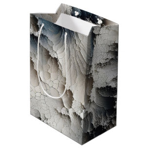 Contemporary Crackle Abstract Medium Gift Bag