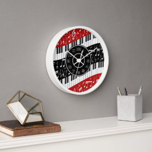 Contemporary Curved piano Clock
