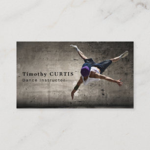 Contemporary Dancer, Dancing Instructor Business Card