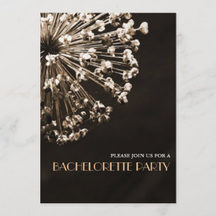 Contemporary Dandelion Wishes Bachelorette Party Invitation