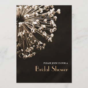 Contemporary Dandelion Wishes Bridal Shower Invitation