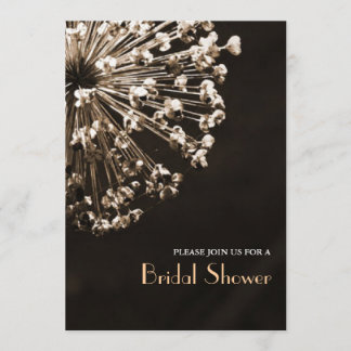 Contemporary Dandelion Wishes Bridal Shower Invitation