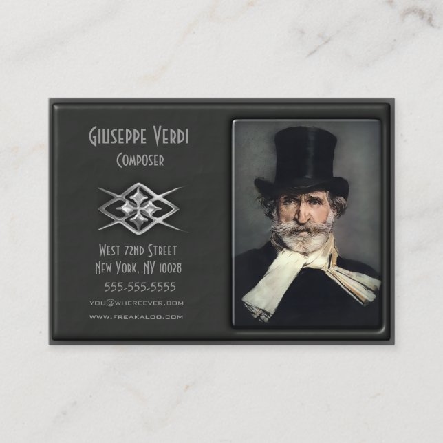 Contemporary Deluxe Custom Profile Cards (Front)