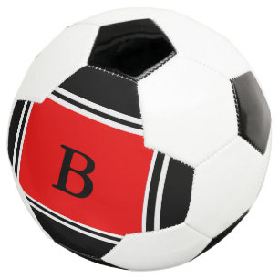 Contemporary Design-Red/Black Football
