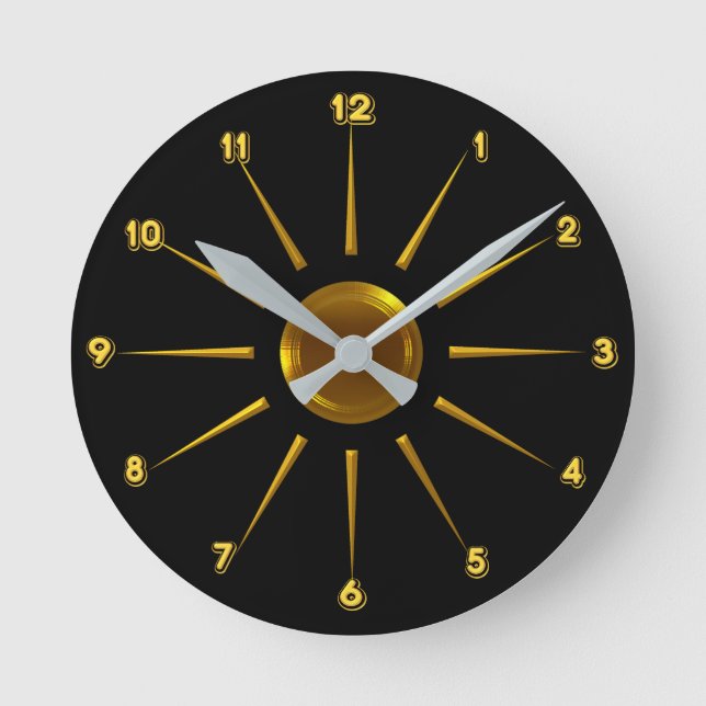 Contemporary Designer Wall Clock (Front)
