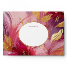 Contemporary Elegance: Fuchsia Pink Gold