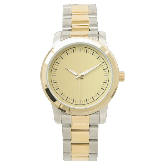 Contemporary Elegant Two Tone  Watch (Front)