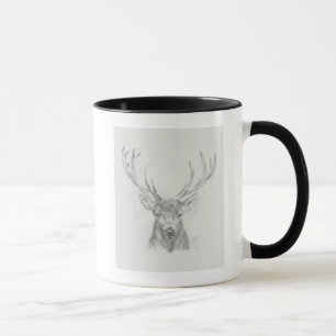 Contemporary Elk Sketch Mug