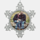 Contemporary First Christmas Mr. & Mrs. Photo