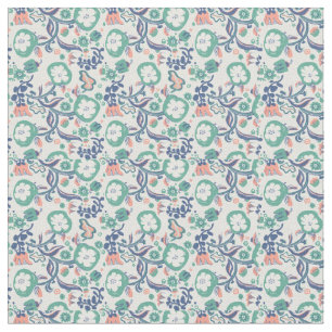 Contemporary Floral Doodles Fabric