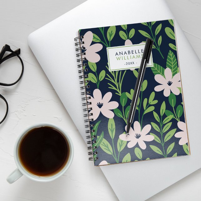 Contemporary Floral Pattern Personalised Planner (Creator Uploaded)