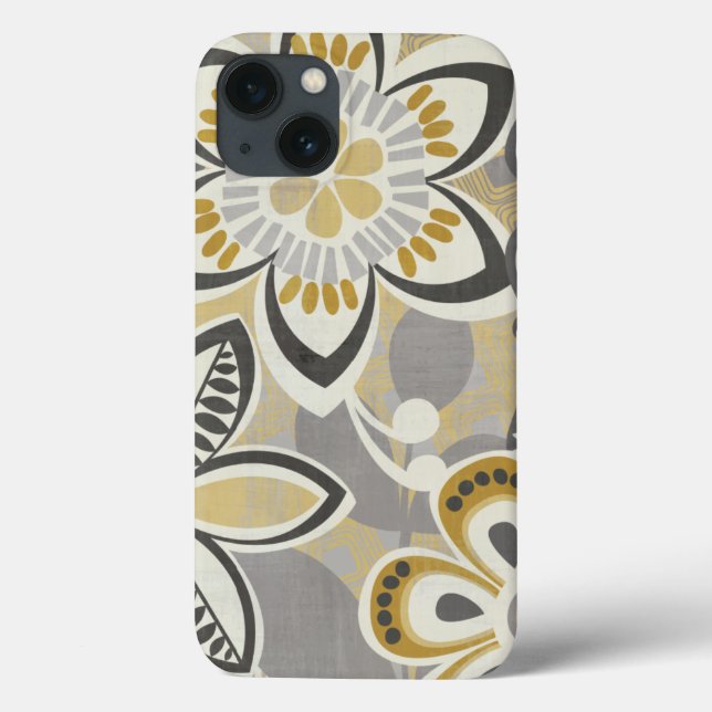 Contemporary Floral Patterns Case-Mate iPhone Case (Back)