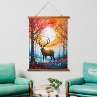 Contemporary Forest Wild Deer