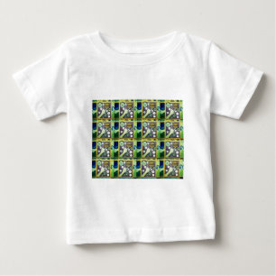 Contemporary Fun Mosaic Art Print – A Playful   Baby T-Shirt