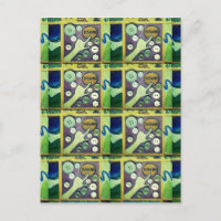 Contemporary Fun Mosaic Art Print – A Playful  