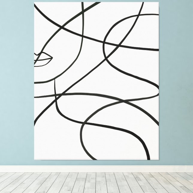 Contemporary Gallery Art  Canvas Print (Insitu(Wood Floor))
