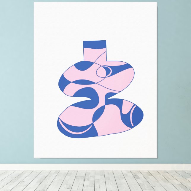 Contemporary Gallery Art  Canvas Print (Insitu(Wood Floor))