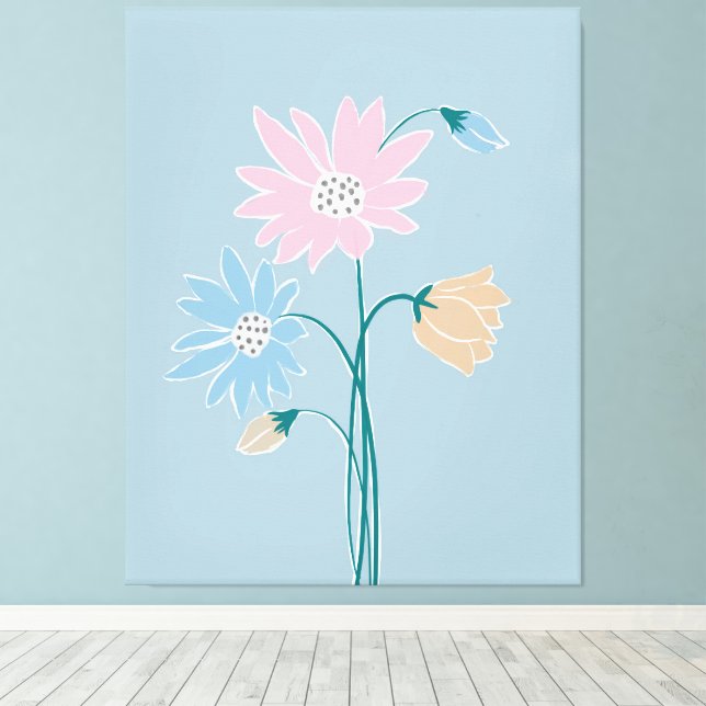 Contemporary Gallery Art  Canvas Print (Insitu(Wood Floor))