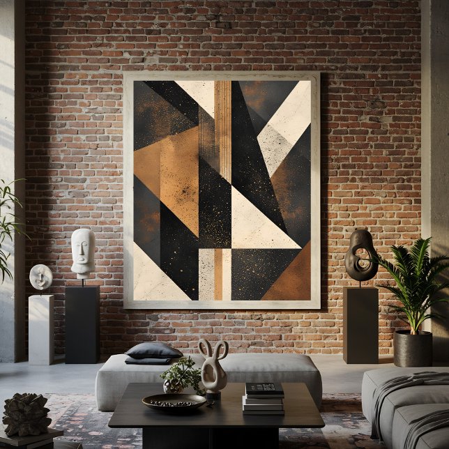 Contemporary Geometric Harmony Canvas Print (Creator Uploaded)