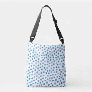 Contemporary geometric shapes watercolor. crossbody bag